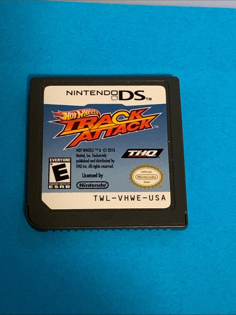 Nintendo DS Hot Wheels Track Attack Cartridge - Black & Blue